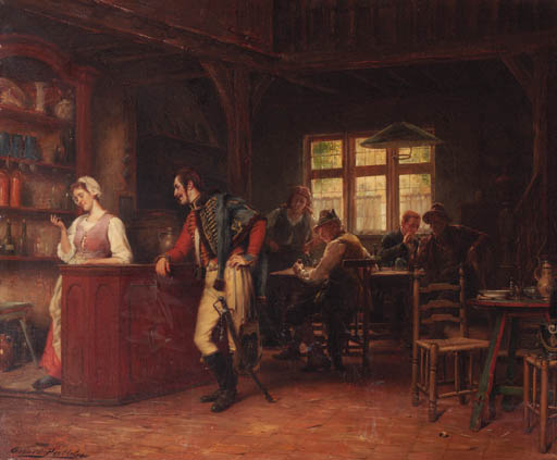 The Flirtation — Gerard Portielje
