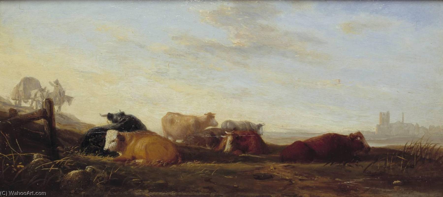 Dutch Landscape With Cattle — Sir Augustus Wall Callcott