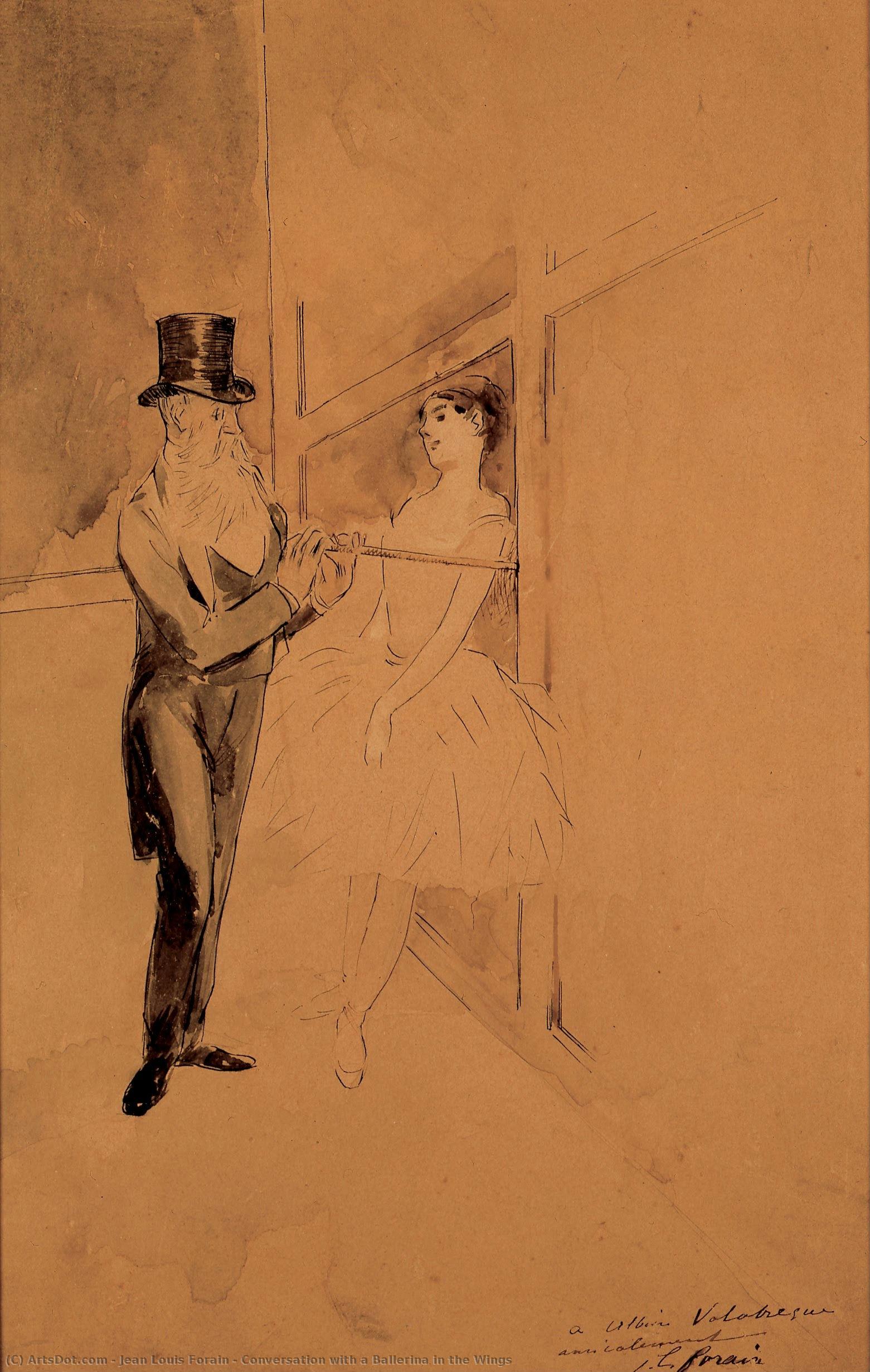 Conversation With A Ballerina In The Wings — Žan Lui Foran