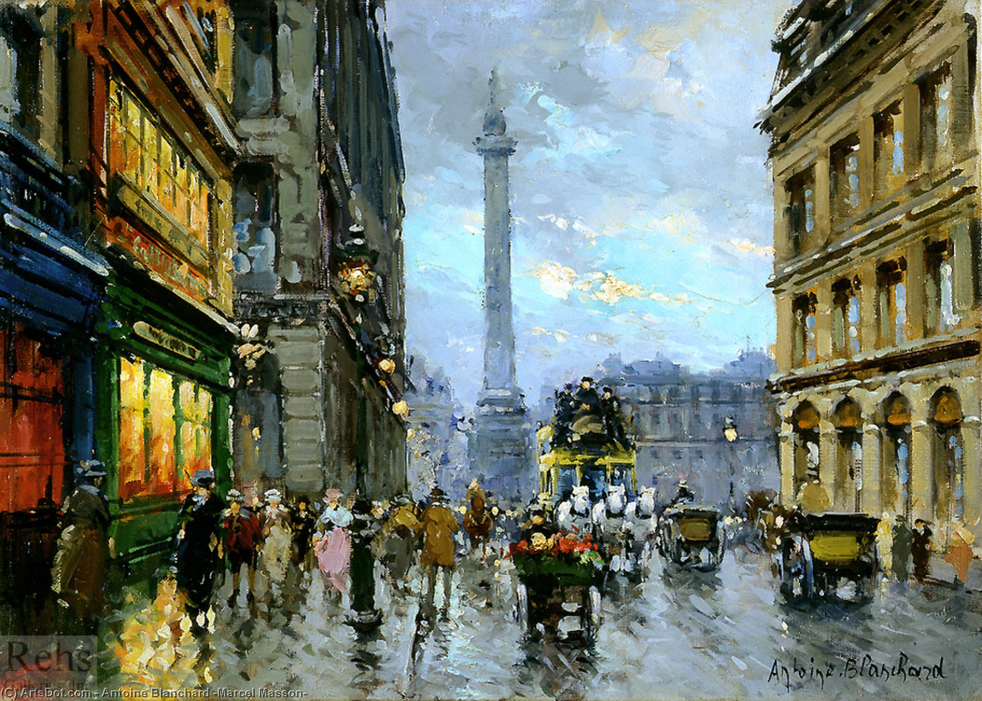 Rue De La Paix Place Vendome — Antoine Blanchard (marcel Masson)