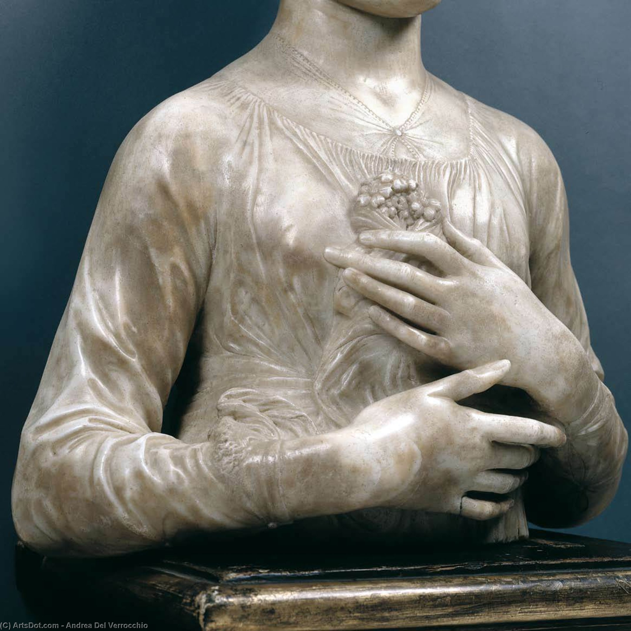 Portrait Of A Woman (detail) — Andrea Del Verrocchio