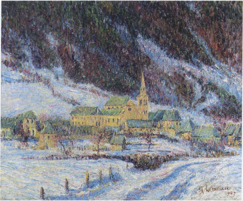 View At Bourg — Gustave Loiseau