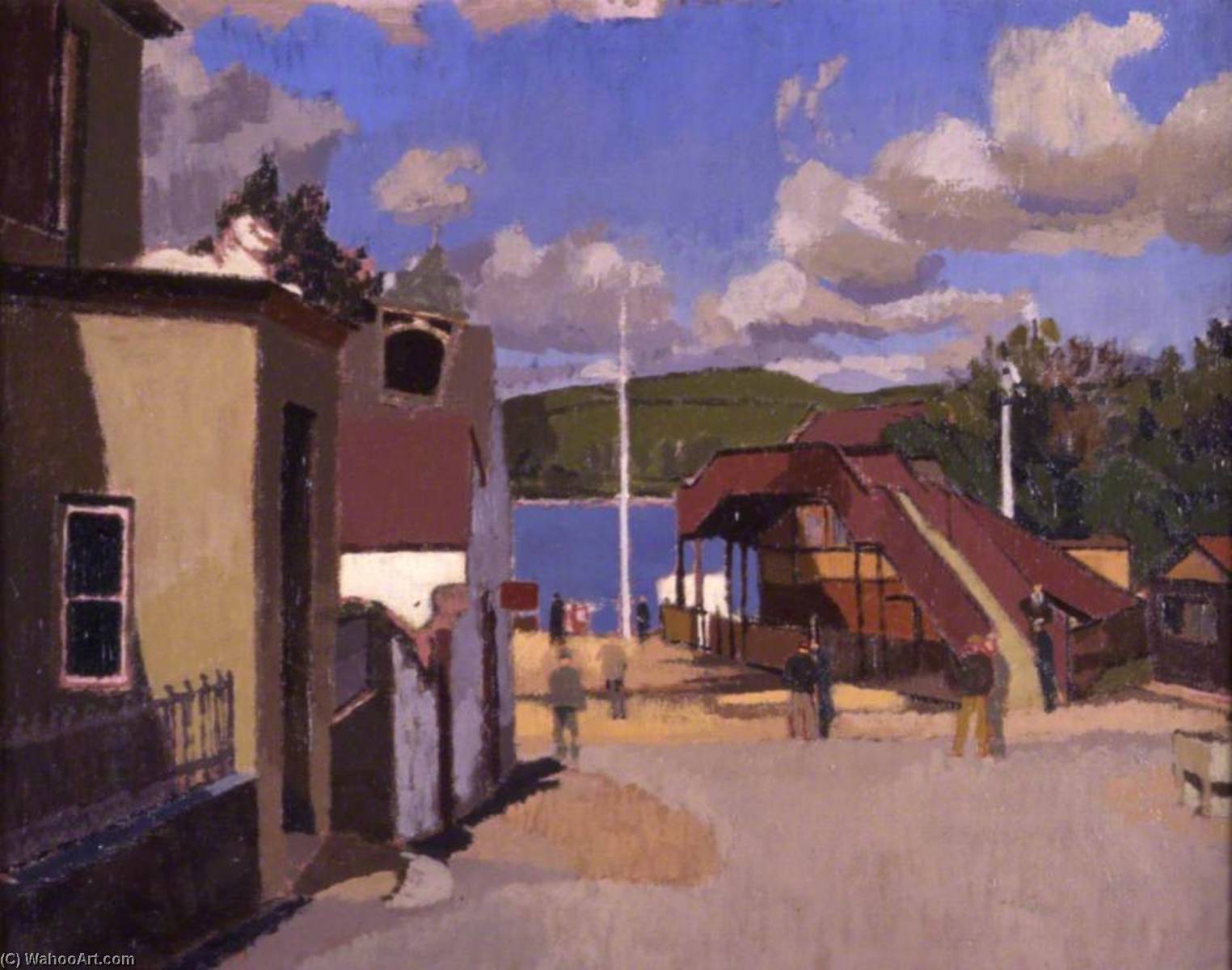 Ferryside Station — Edward Morland Lewis
