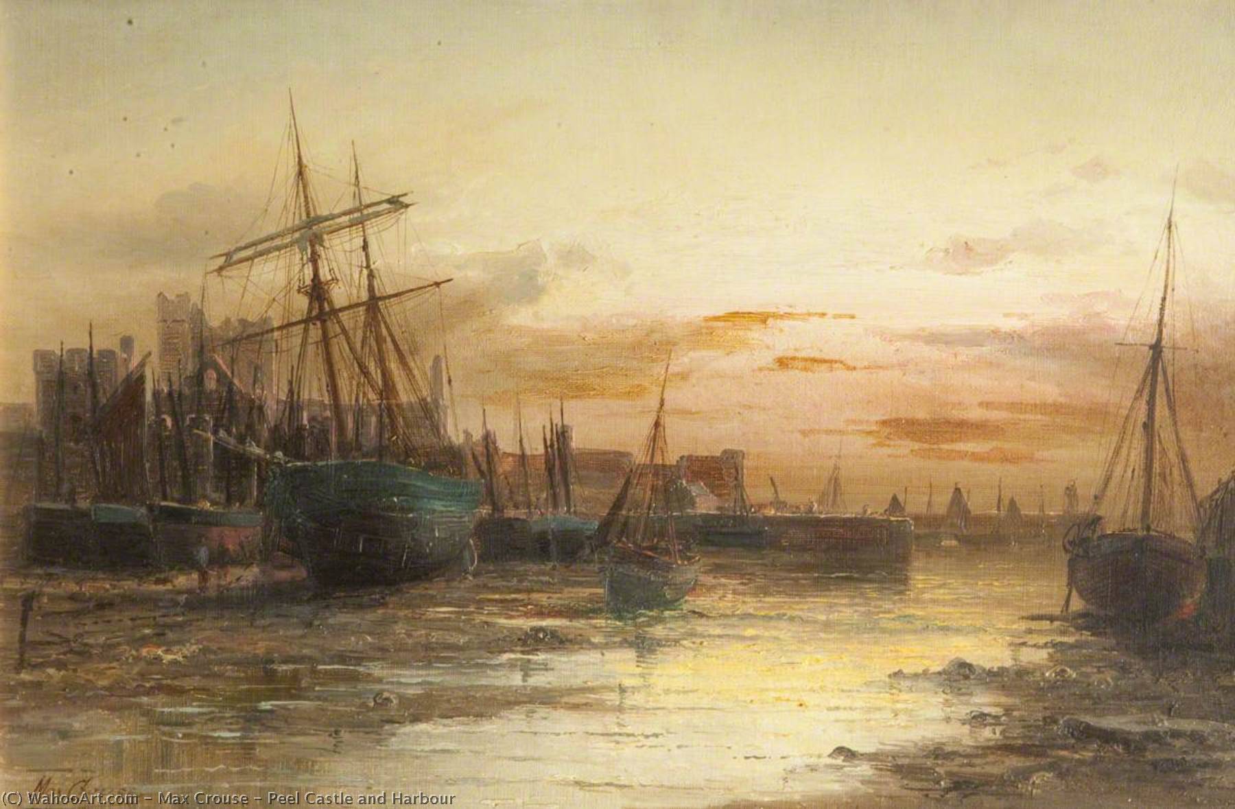 Peel Castle And Harbour — Max Crouse