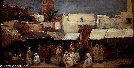 Market Place, Tangiers — John Bagnold Burgess