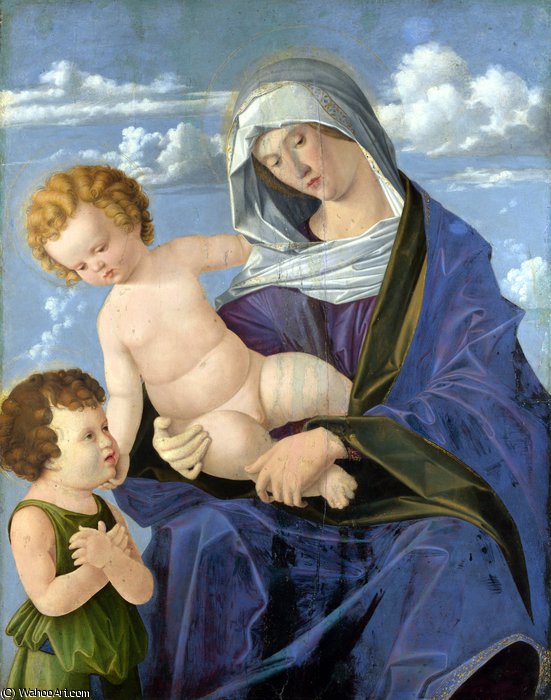 The Madonna And Child With The Infant Saint John — Vincenzo Catena