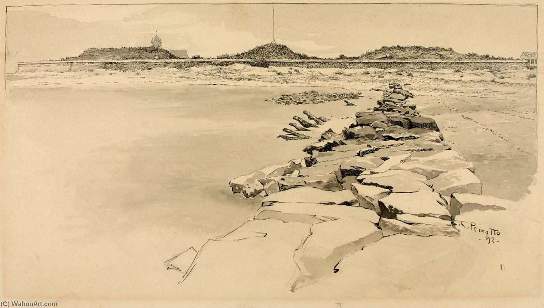 Fort Moultrie On The Site Of Old Fort Sullivan — Ernest Clifford Peixotto