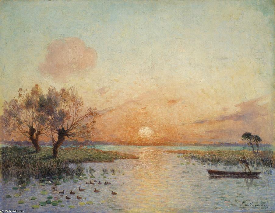 The Pond At Sunset (la Mare Au Coucher Du Soleil) — Ferdinand Du Puigaudeau