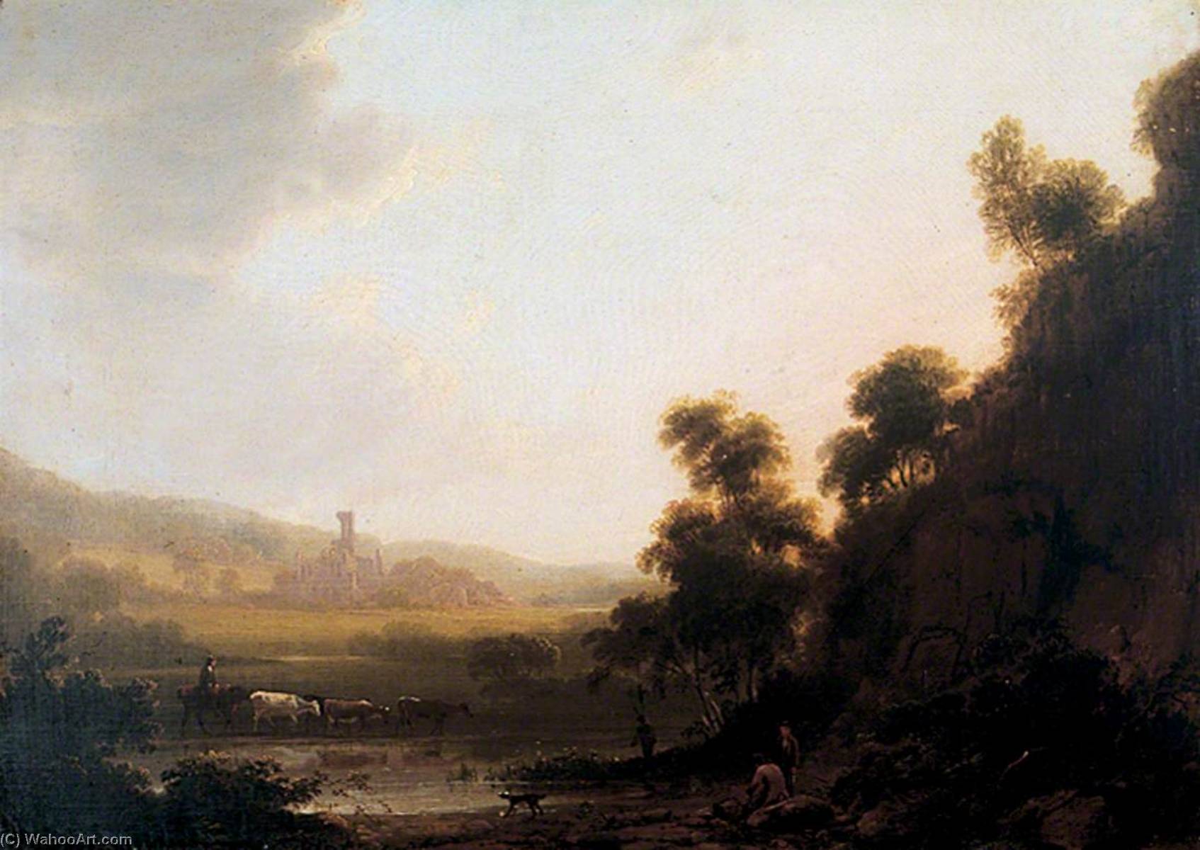 Kirkstall Abbey, Leeds, From The West — Joseph Rhodes