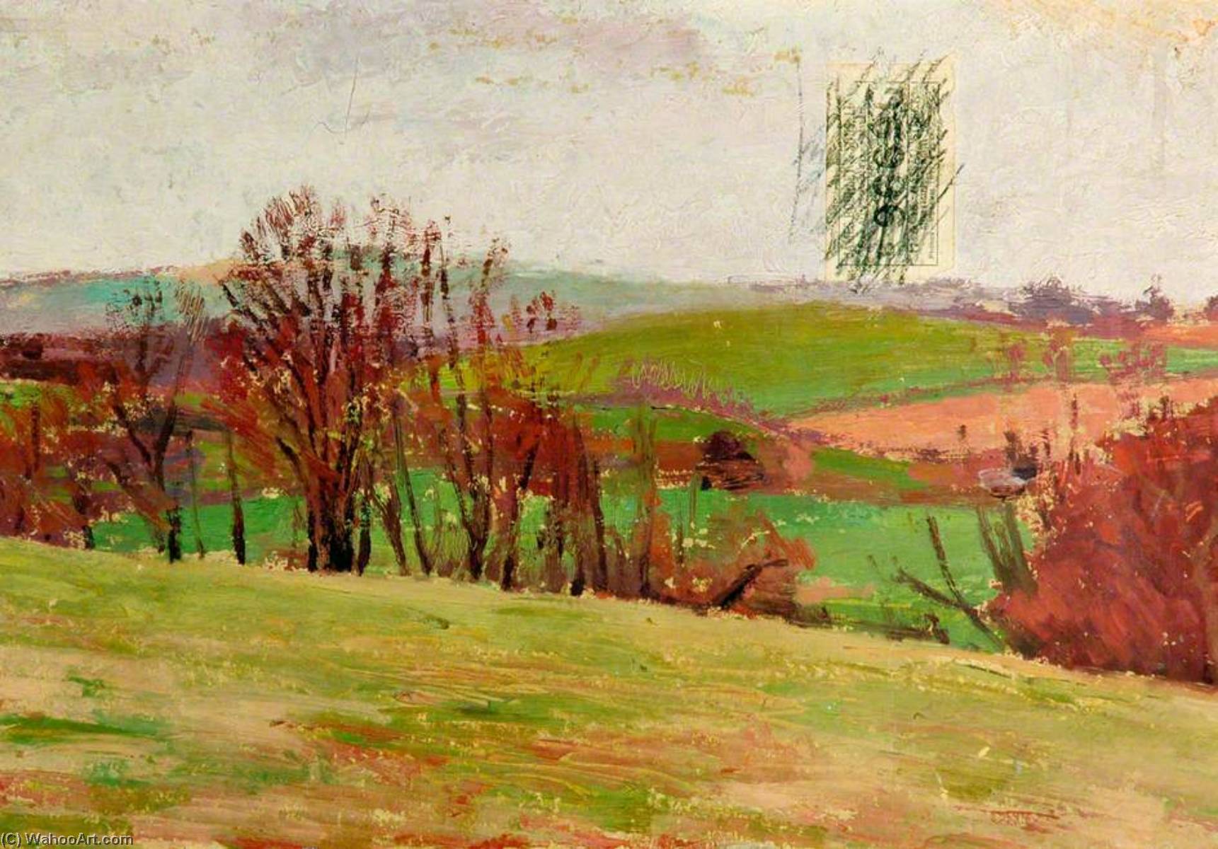Pastoral Scene (verso) — George Chapman