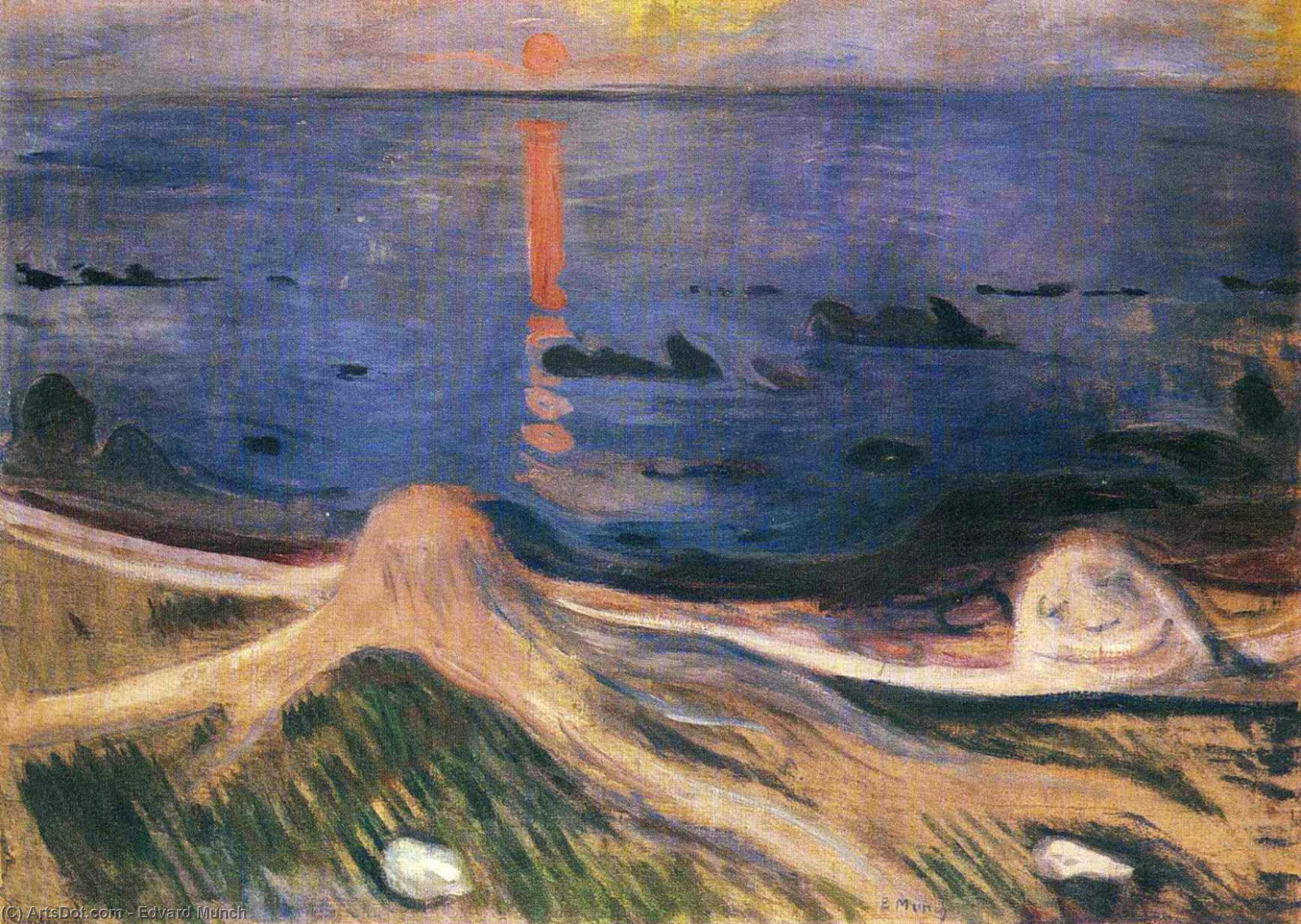 El Misterio De Una Noche Estival — Edvard Munch