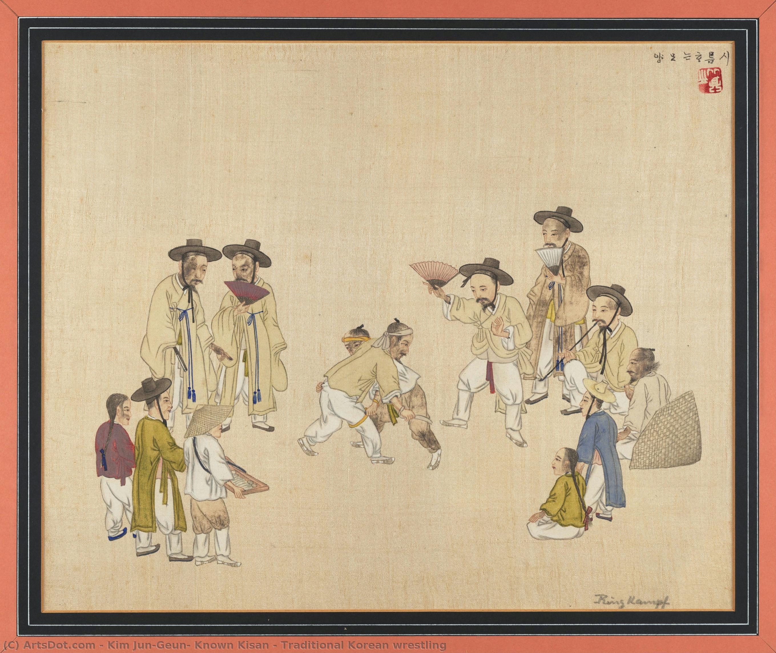 Traditional Korean Wrestling — Kim Jun-geun, Known Kisan