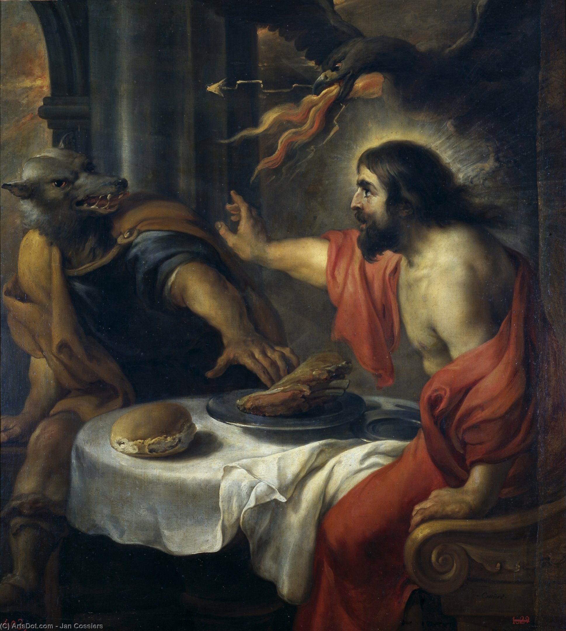 Jupiter And Lycaon — Jan Cossiers