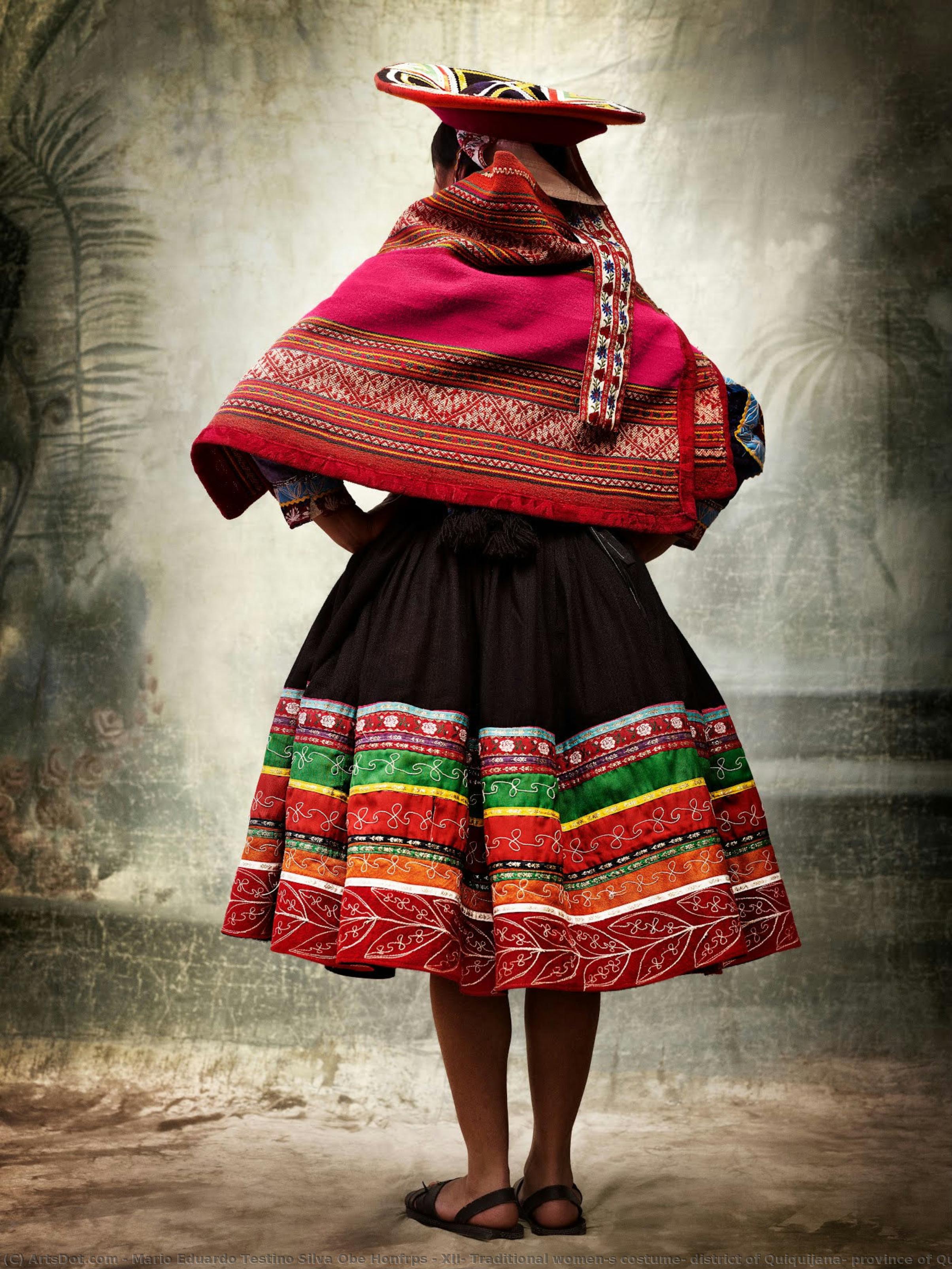 Xii, Traditional Women’s Costume, District Of Quiquijana, Province Of Quispicanchi, Cusco, Peru 2007 — Mario Testino
