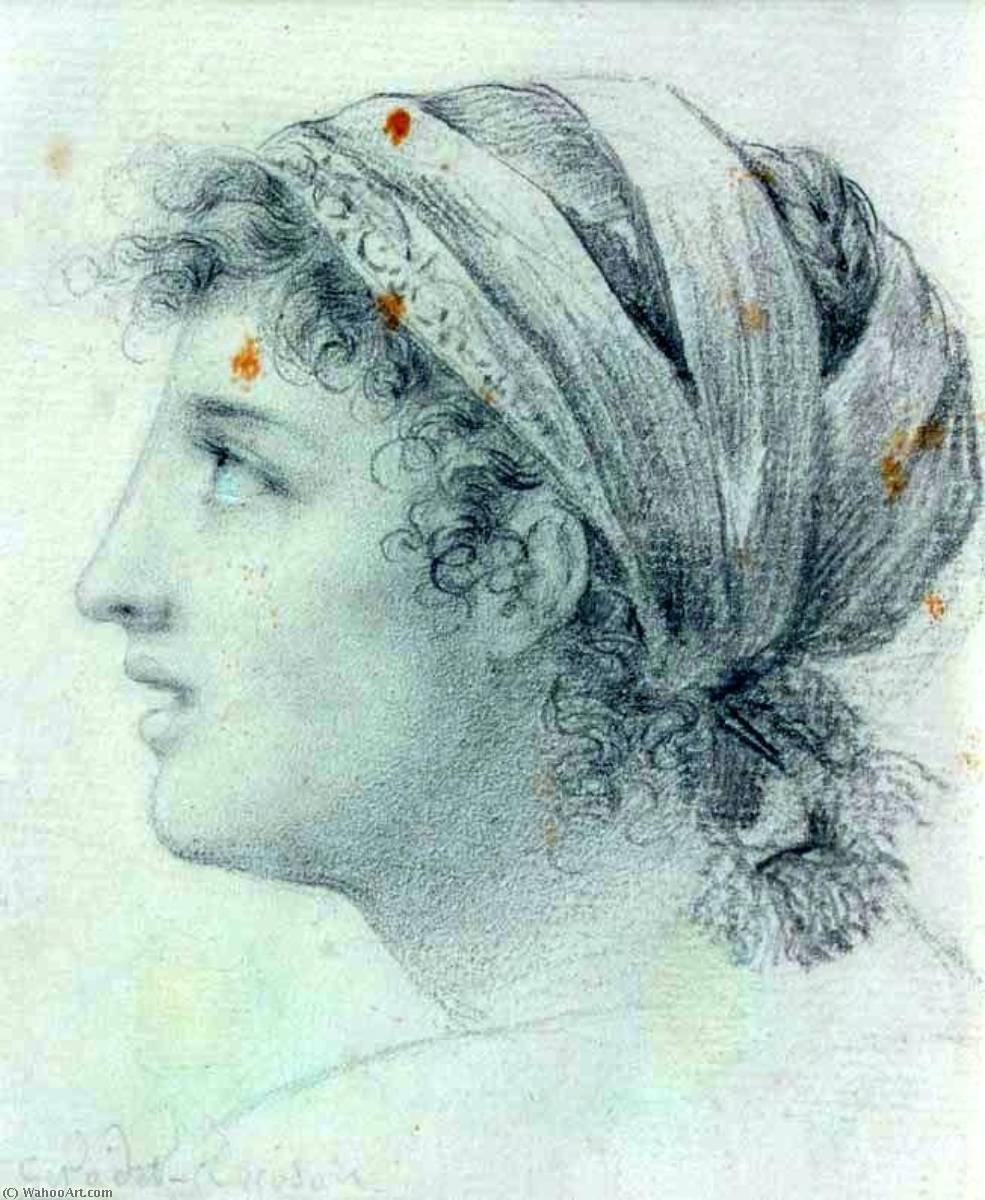 Head Of A Young Woman — Anne-louis Girodet
