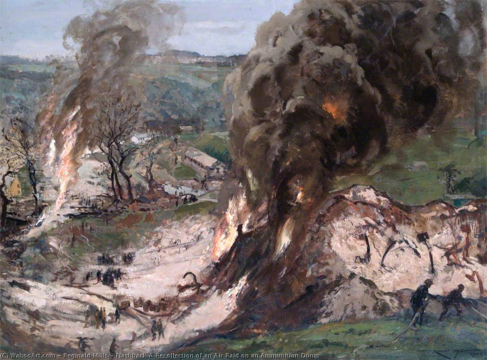 Flashback A Recollection Of An Air Raid On An Ammunition Dump — Reginald Mills