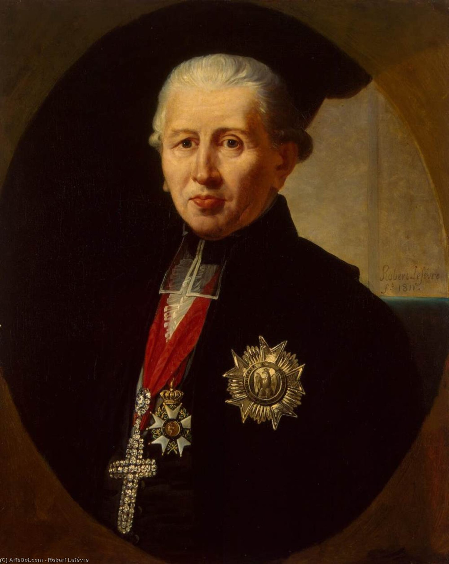 Portrait Of Karl Theodor Von Dalberg — Robert Jacques François Lefèvre