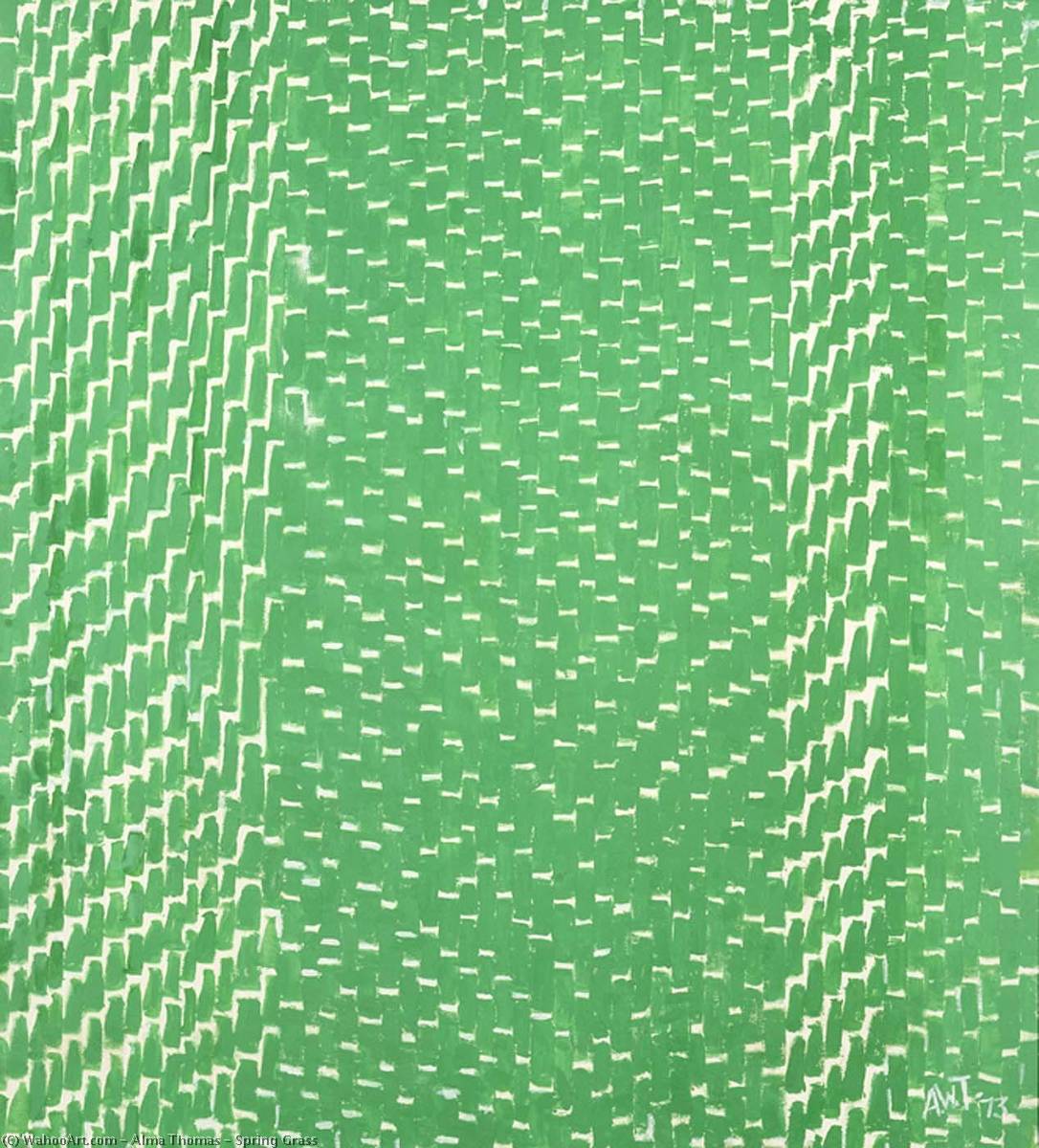 Spring Grass — Alma Thomas
