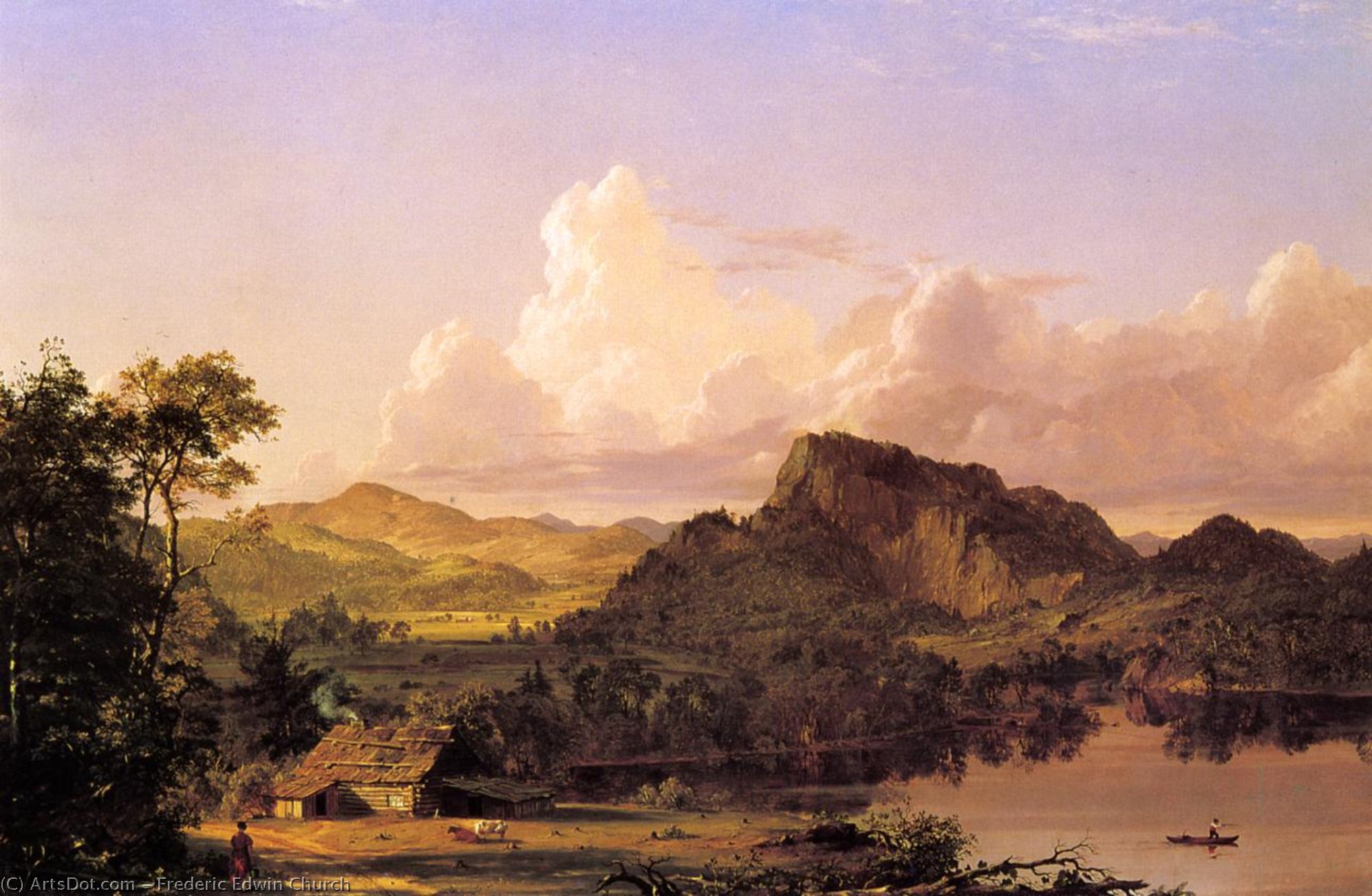 Home Of The Pioneer — Frederic Edwin Church