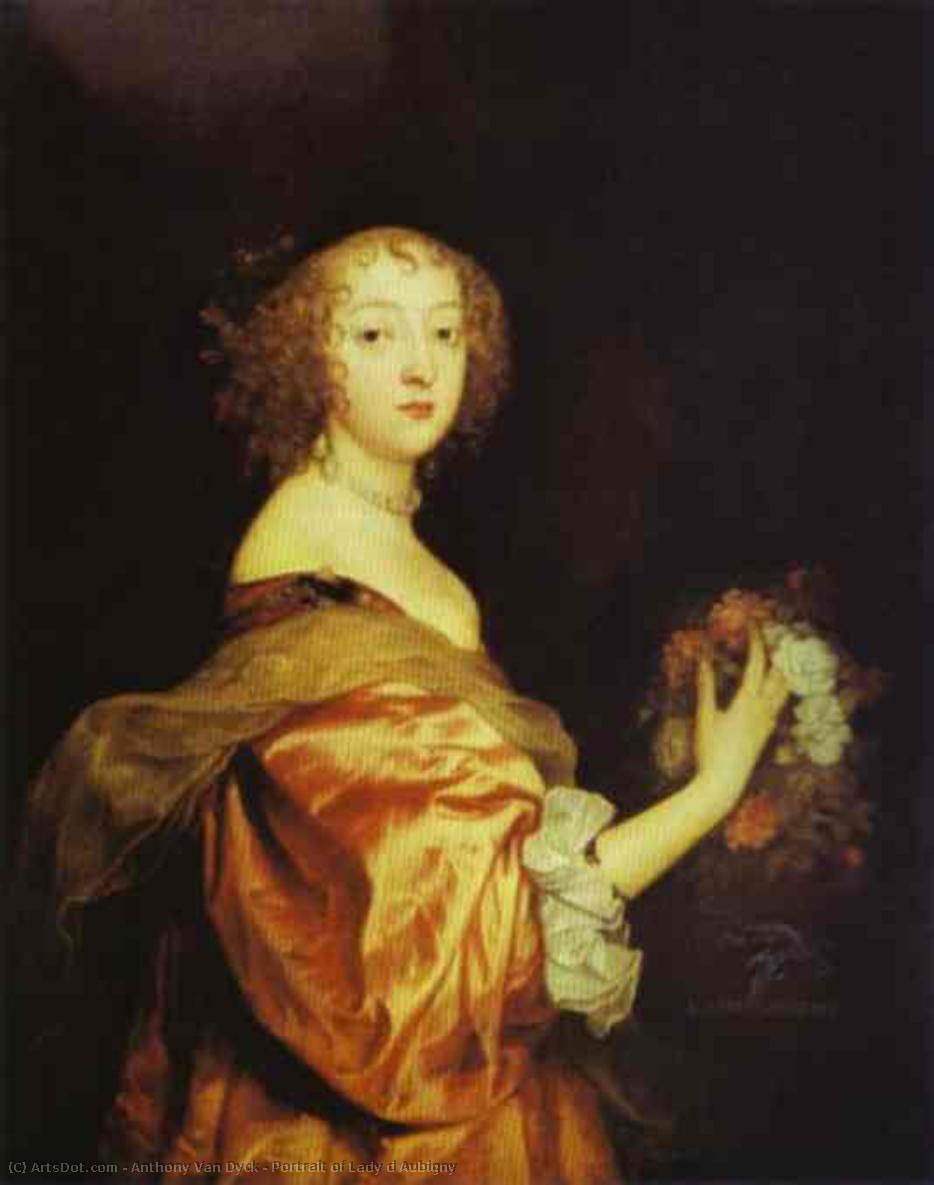 Portrait Of Lady D Aubigny — Sir Anthony Van Dyck