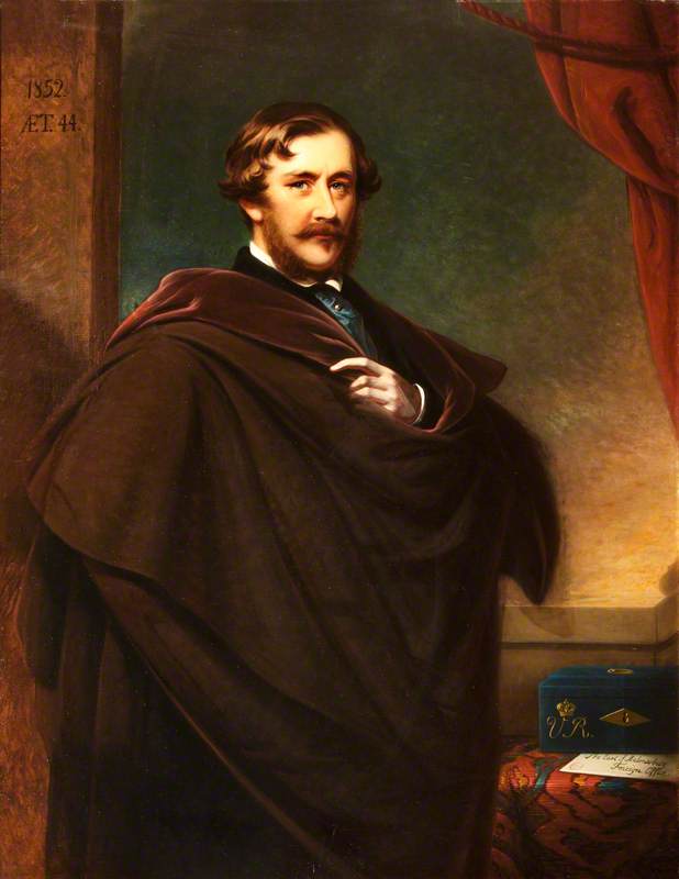 James Howard Harris (1807–1889), 3rd Earl Of Malmesbury, Pc, Dcl, Gcb, Aged 44 — James Godsell Middleton
