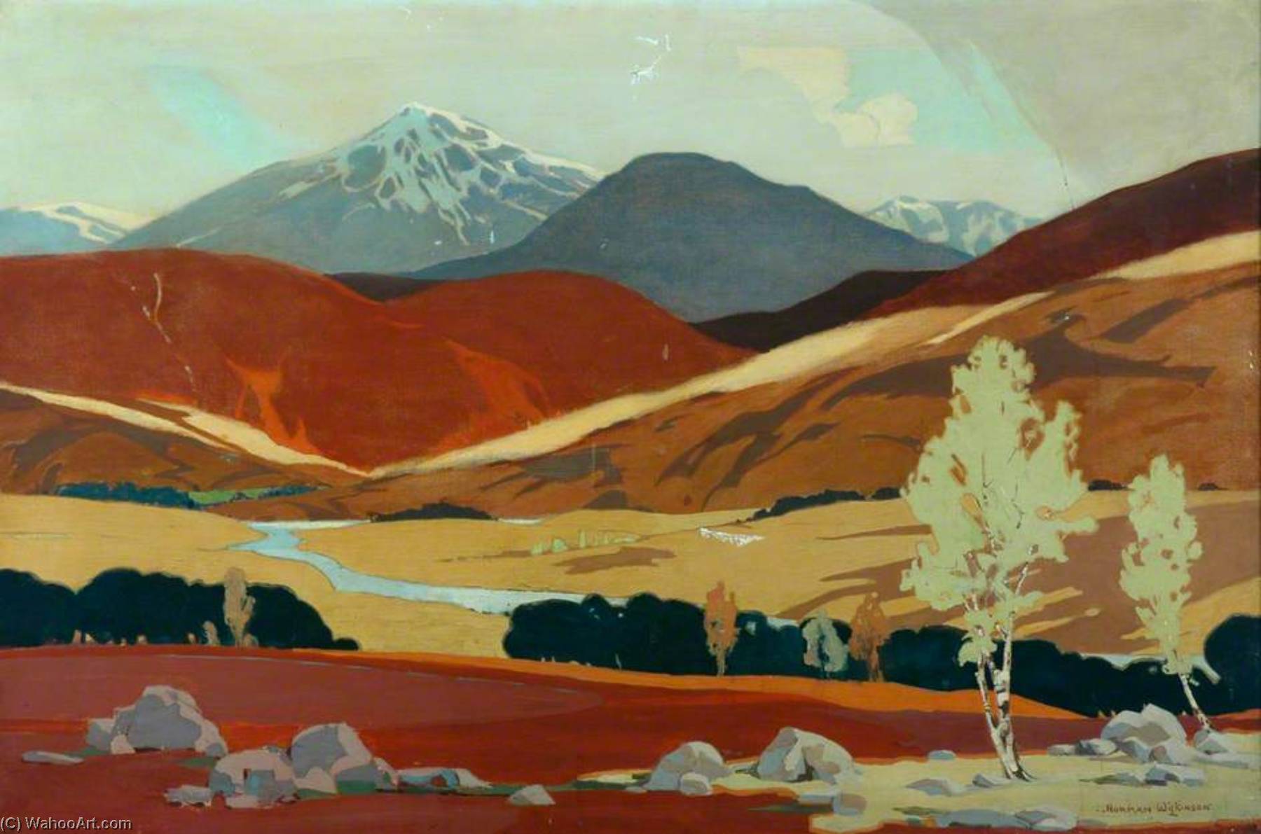 Galloway The Southern Highlands Of Scotland (london, Midland And Scottish Railway Poster Artwork) — Norman Wilkinson