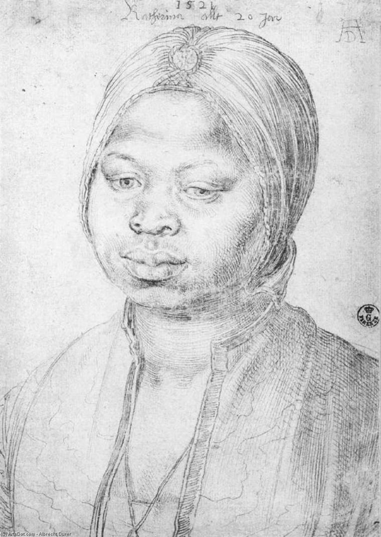 La Negra Katarina — Albrecht Dürer