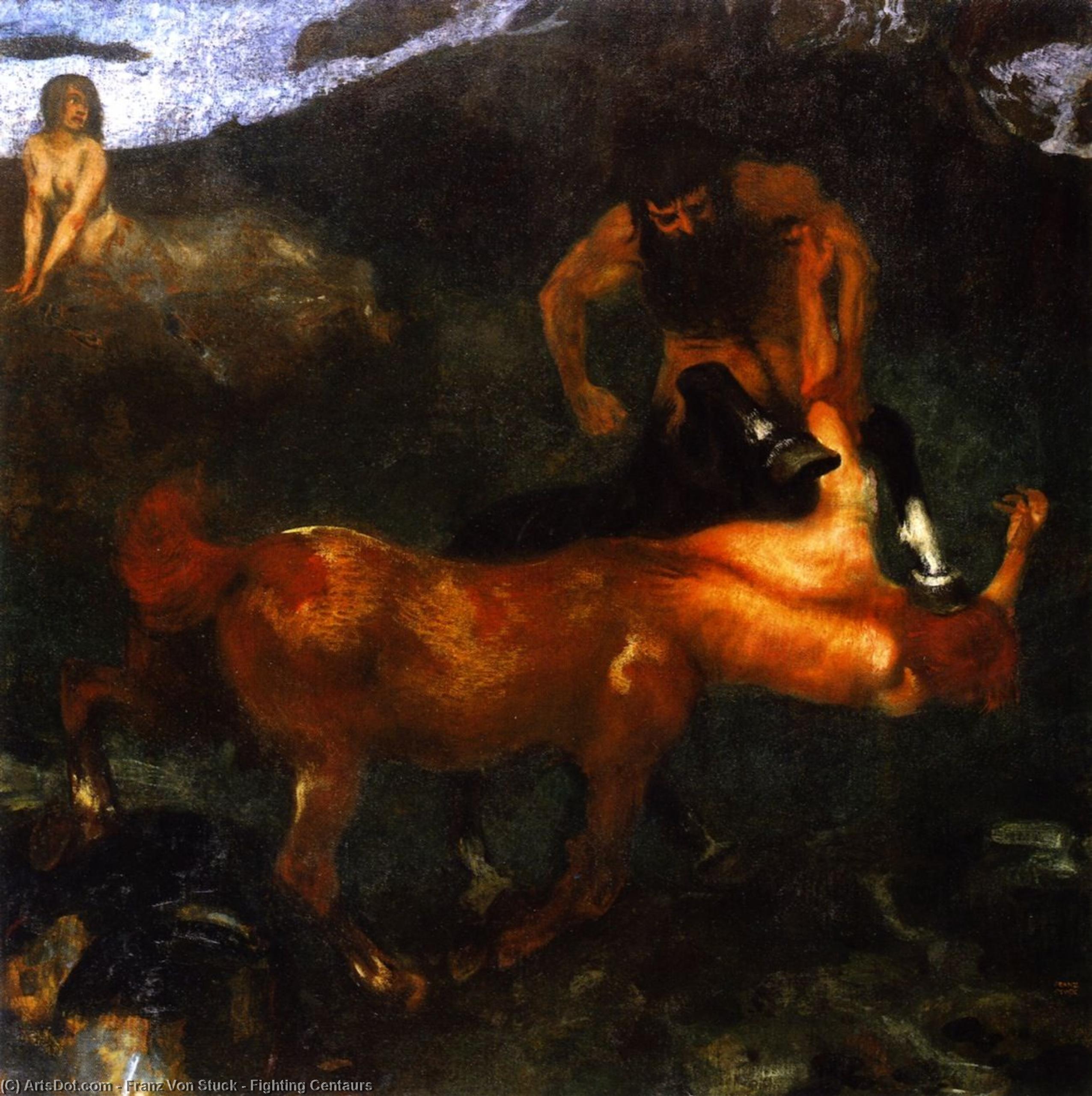 Fighting Centaurs — Франц Риттер Фон Штук
