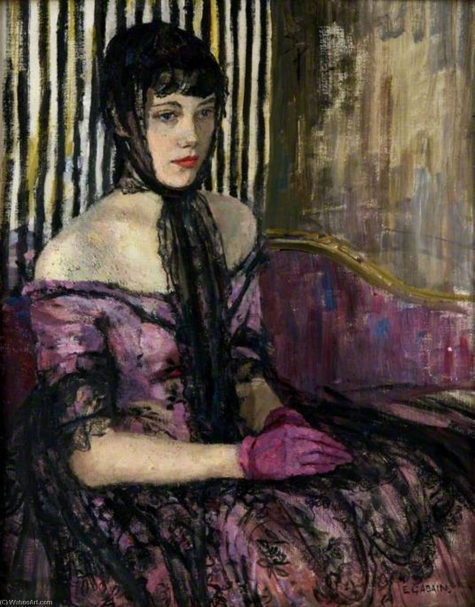 Stripes And Lace — Ethel Leontina Gabon