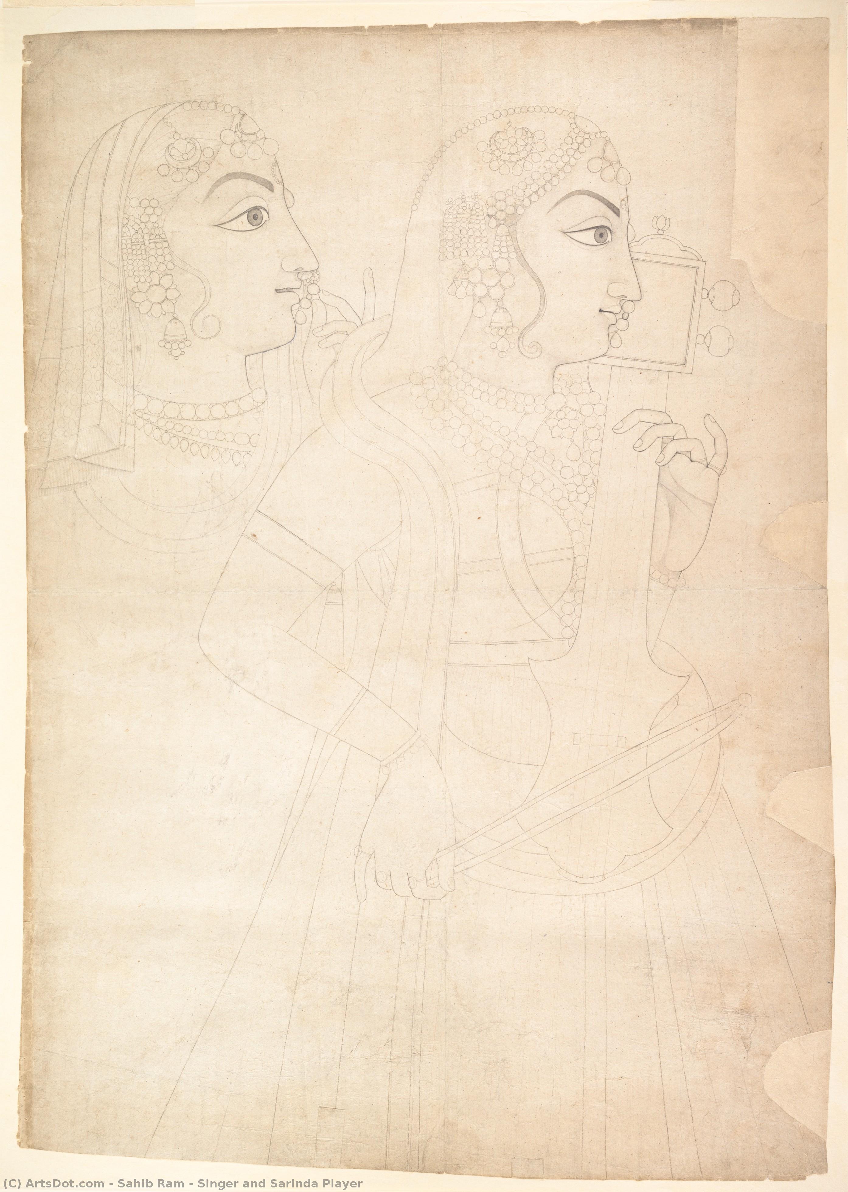 Singer And Sarinda Player — Sahib Ram