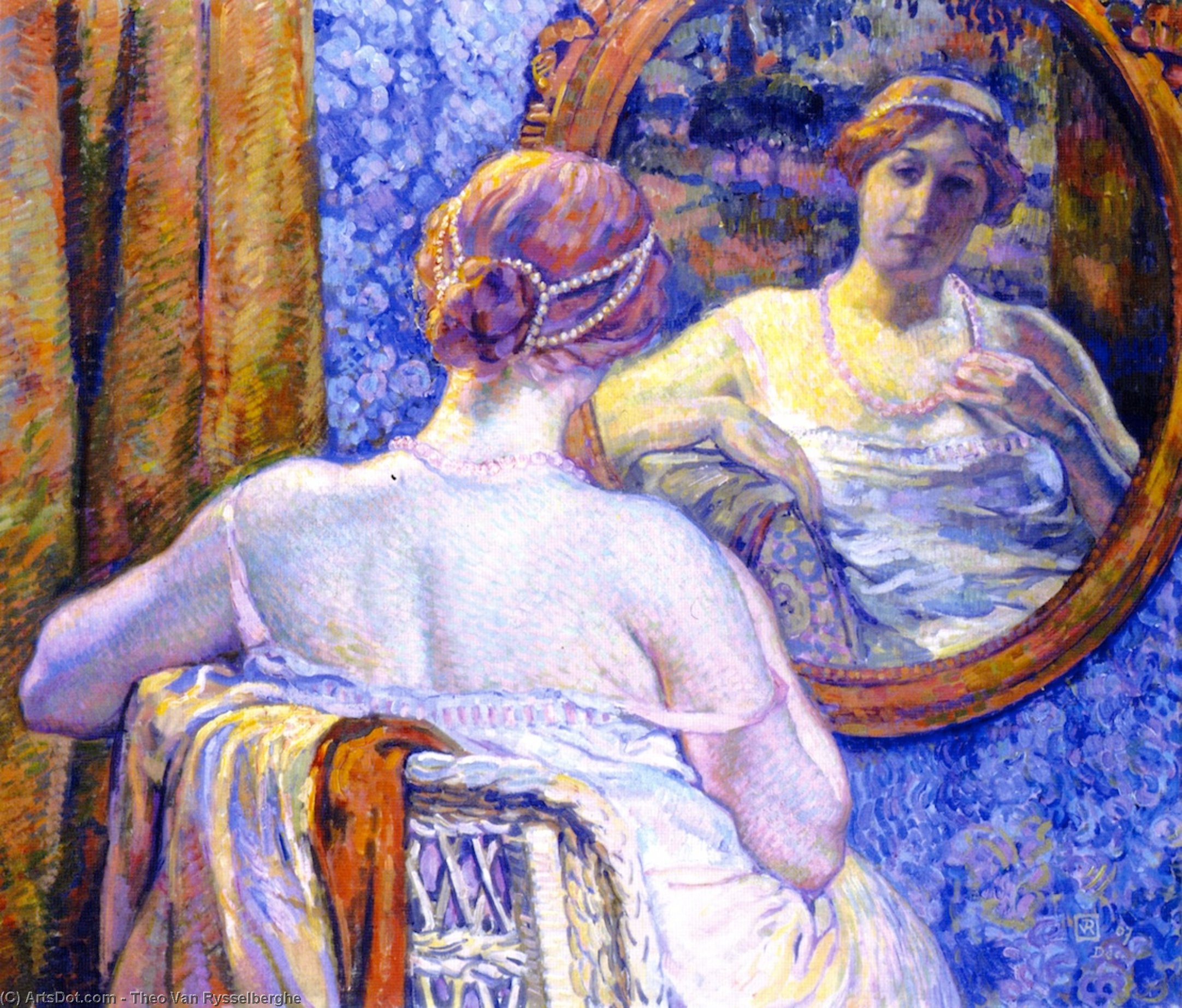 Woman With Red Necklace (also Known As La Femme Au Collier Rose) — テオ・ファン・ライスベルフ