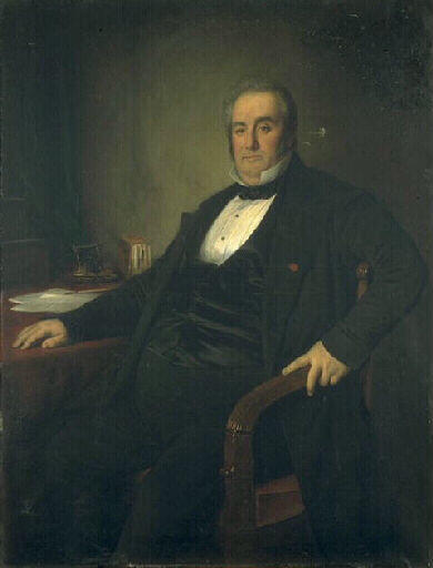 Portrait De Duffour Dubergier, Ancien Maire De Bordeaux — Jouy Joseph Nicolas