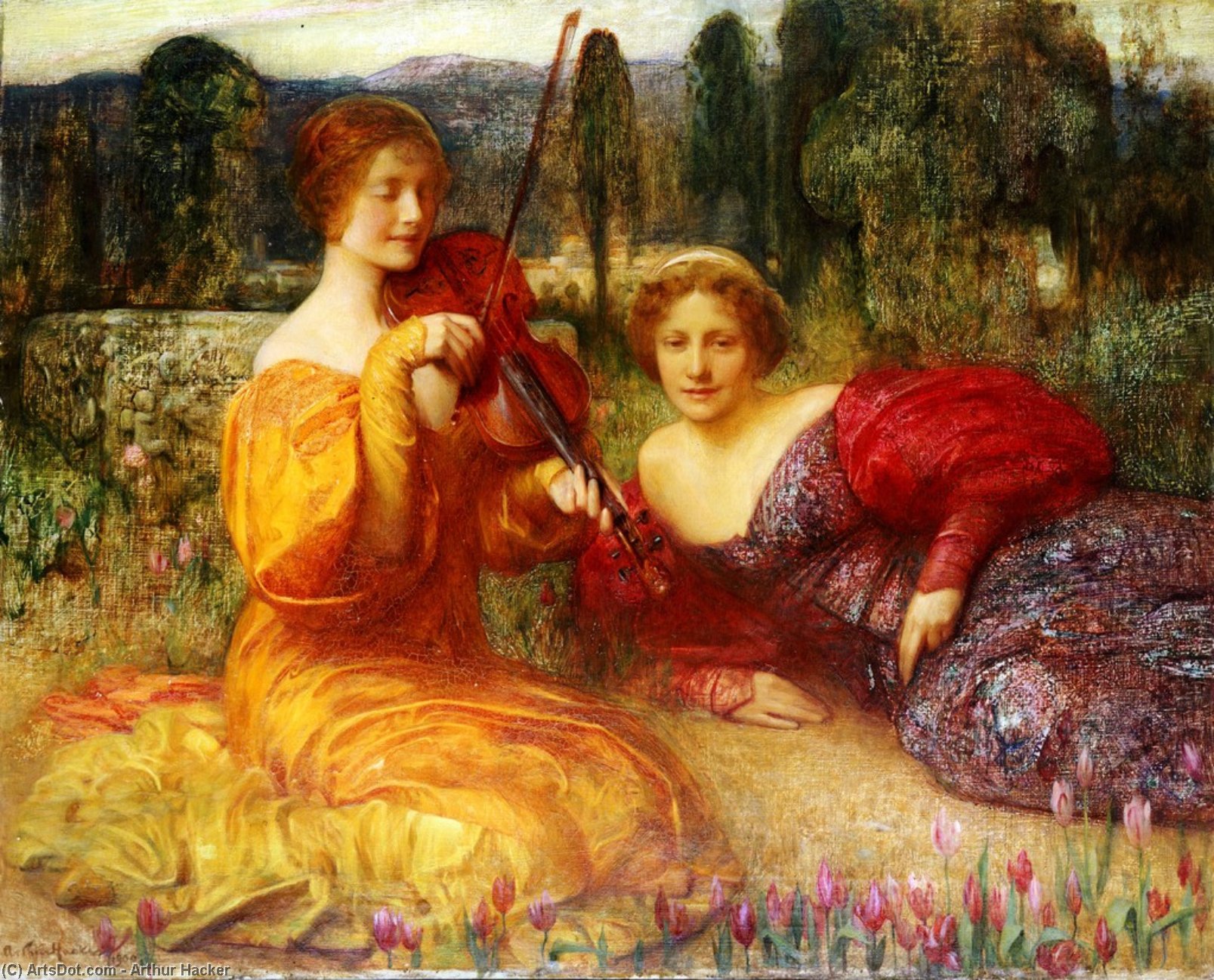 Musicienne Du Silence — Arthur Hacker