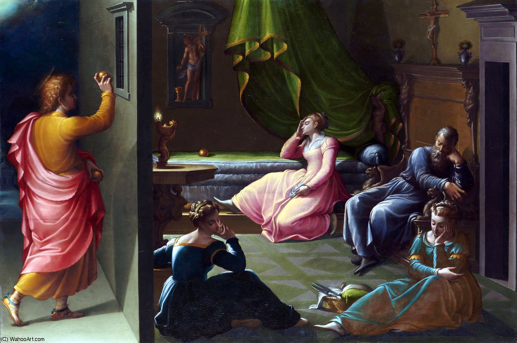 The Charity Of St Nicholas Of Bari — Girolamo Macchietti
