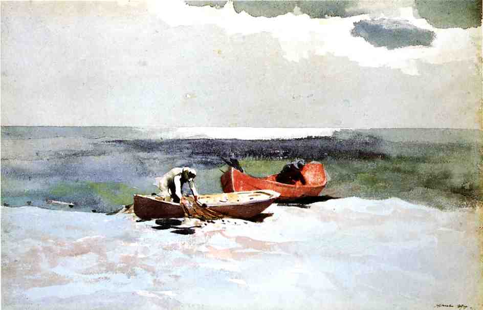 Deep Sea Fishing — Winslow Homer