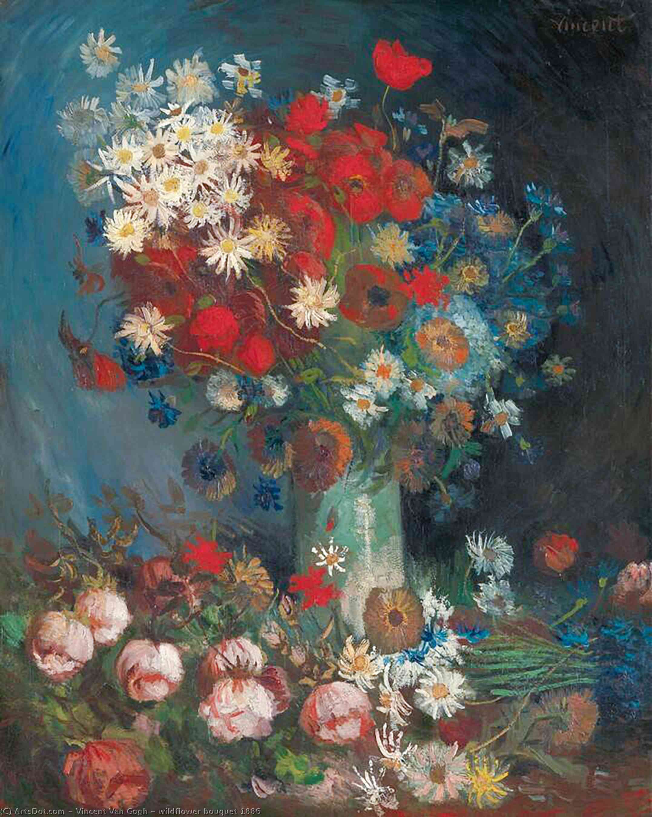 Wildflower Bouquet 1886 — Vincent Willem Van Gogh