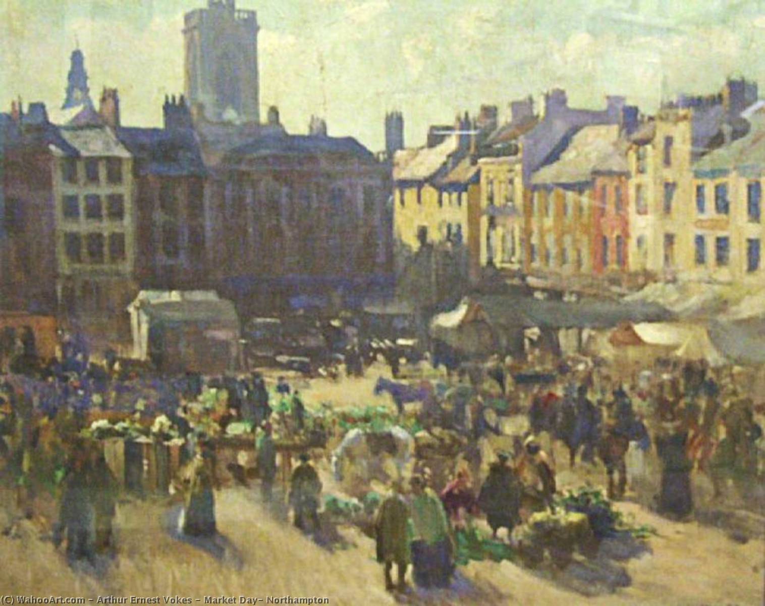 Market Day, Northampton — Артур Эрнест Вокс