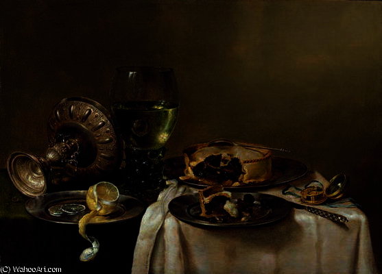Still Life Of Food And Drink — Willem Claesz Heda
