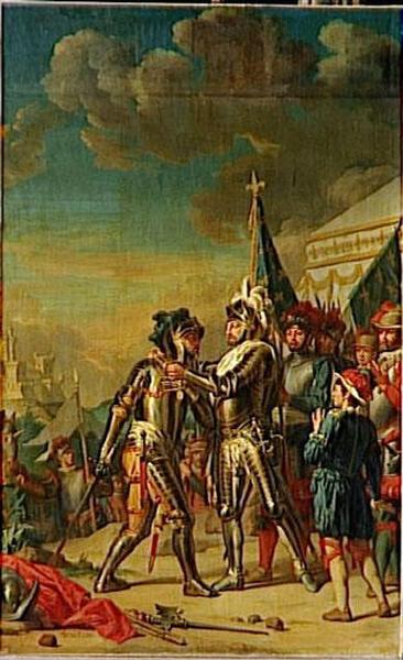 Henri Ii Donne Le Collier De L'ordre De Saint Michel Au Marechal De Tavannes, Apres Le Combat De Renty.13 Aout 1554 — Nicolas Guy Brenet