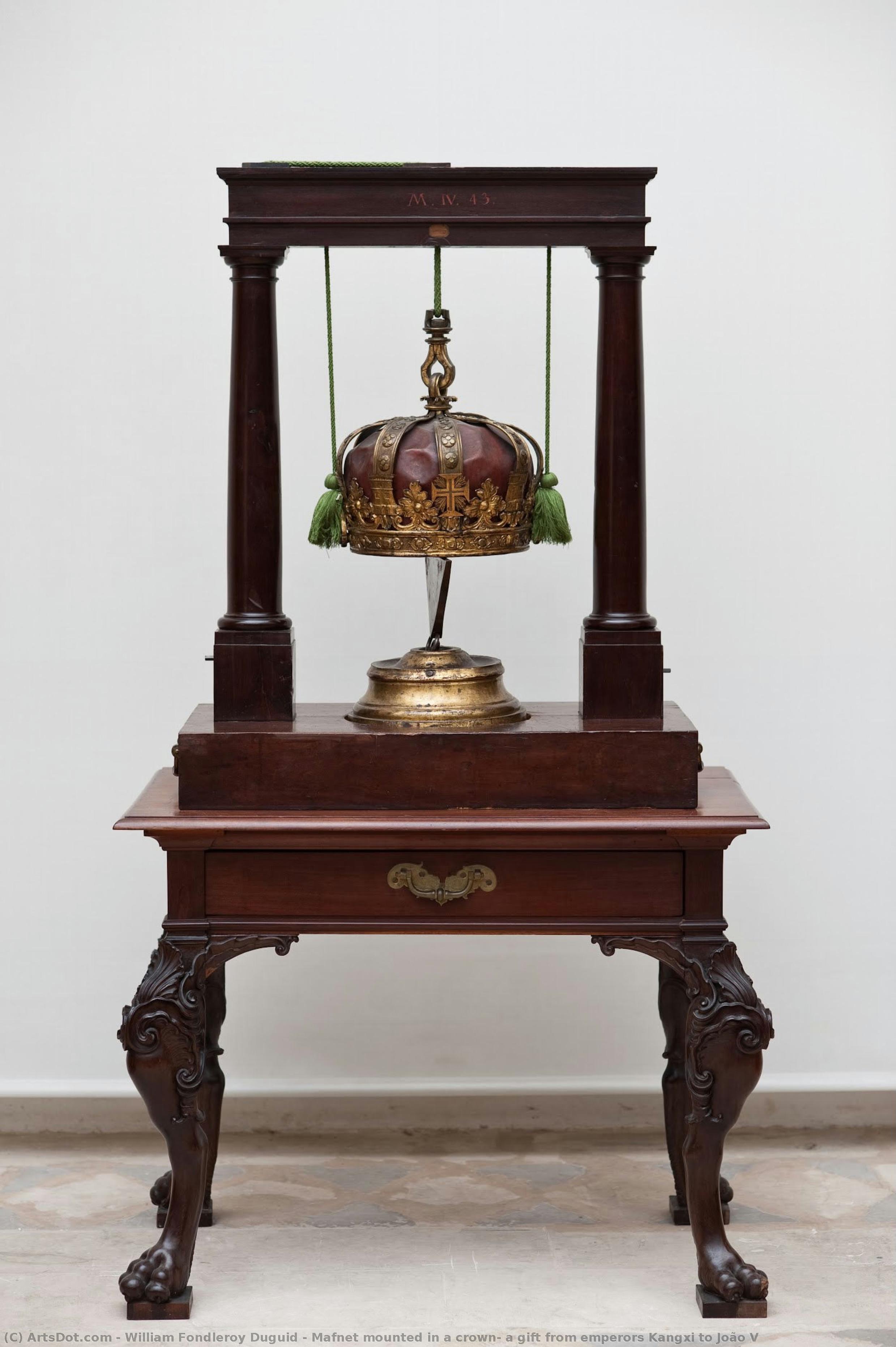 Mafnet Mounted In A Crown, A Gift From Emperors Kangxi To João V — William Fondleroy Duguid