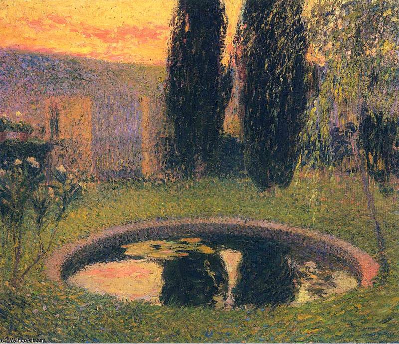 Le Mare Au Jardin — Henri Jean Guillaume Martin