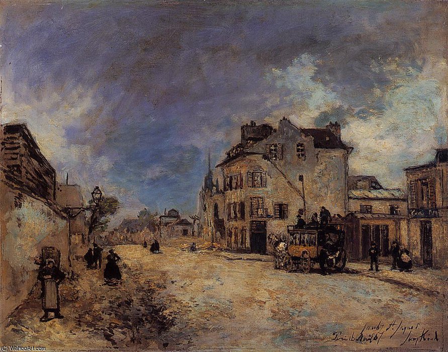 Faubourg Saint Jacques The Statecoach — Йохан Бортхольд Жонгкيند