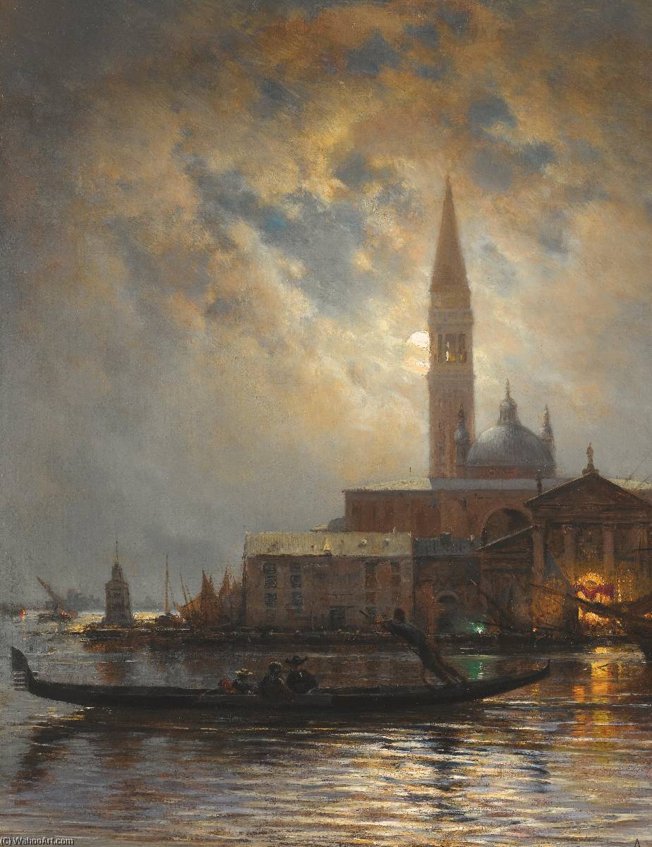 Venice By Moonlight — Alexei Petrovich Bogoliubov