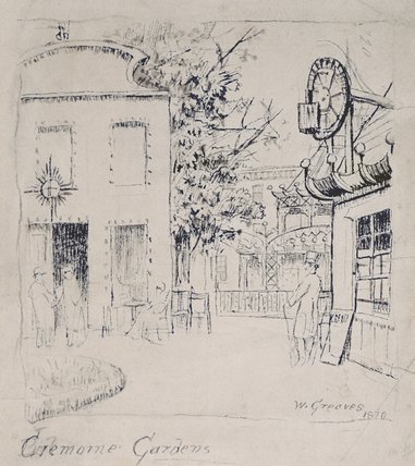James Mcneill Whistler In The Cremorne Gardens — Walter Greaves