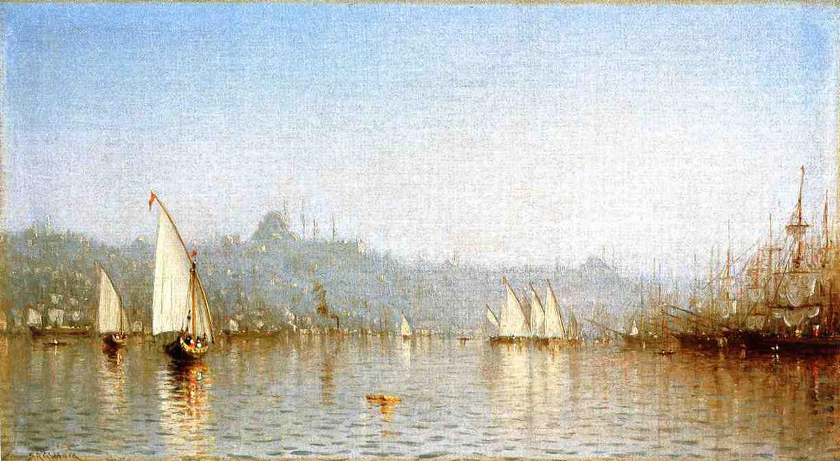 Constantinople, From The Golden Horn — Sanford Robinson Gifford
