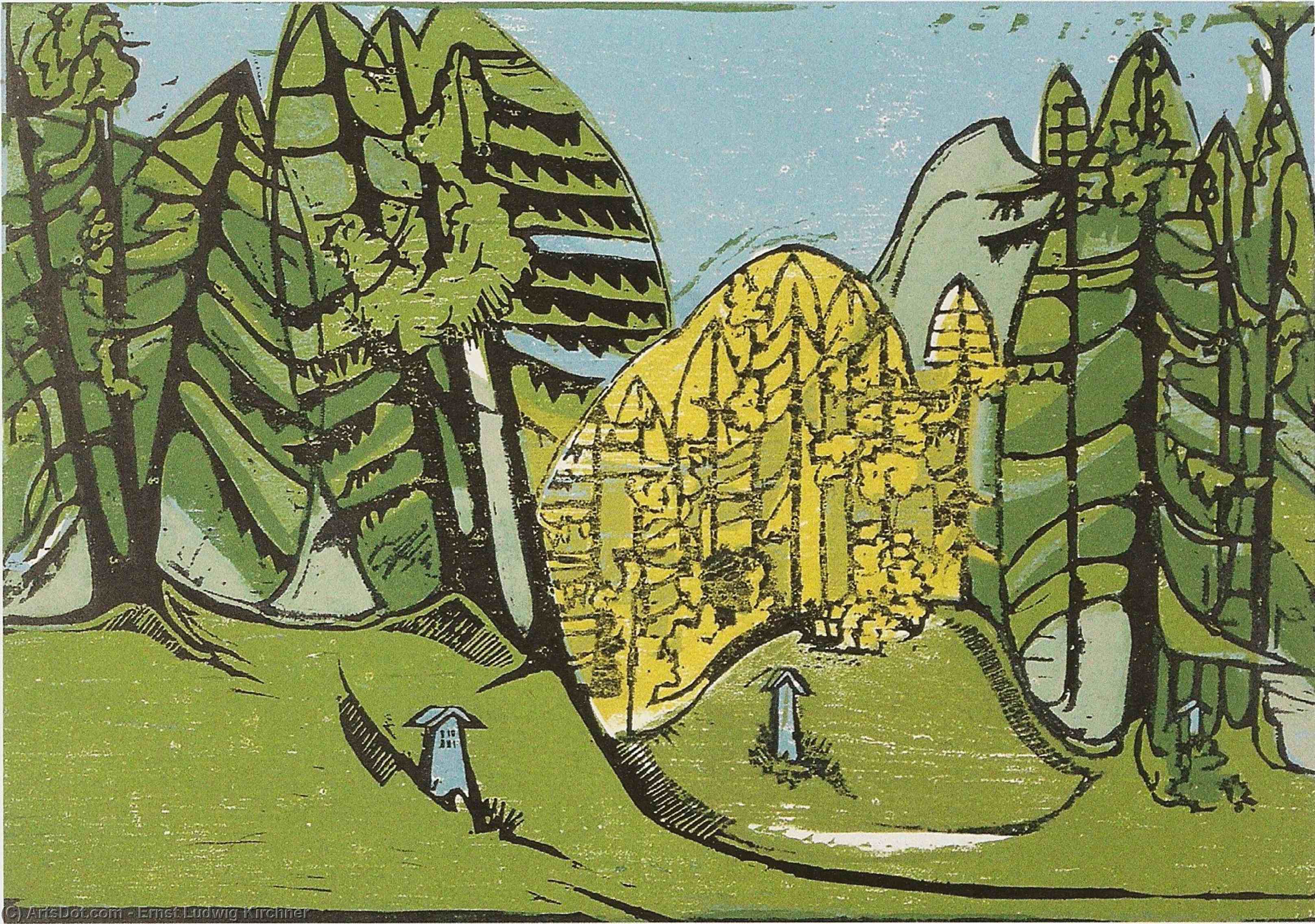 Forest Cemetery — Ерnst Лудвиг Киршнер