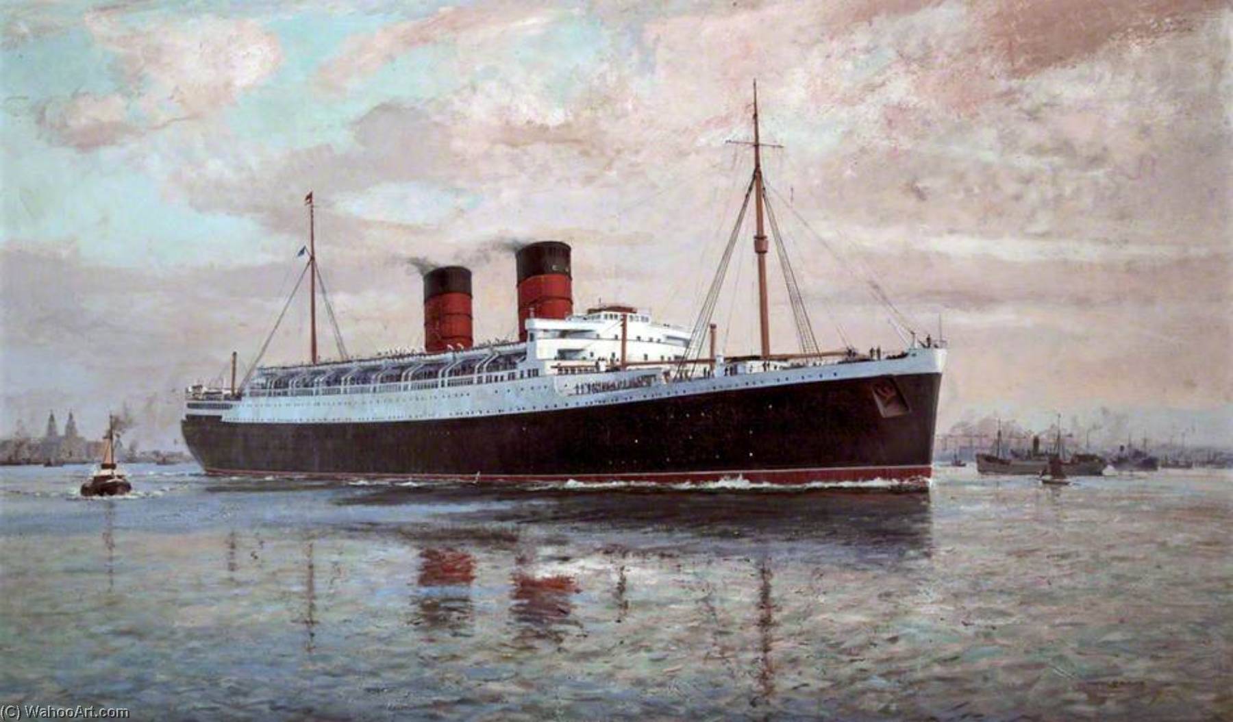 Ss 'mauretania' — Arthur James Wetherall Burgess