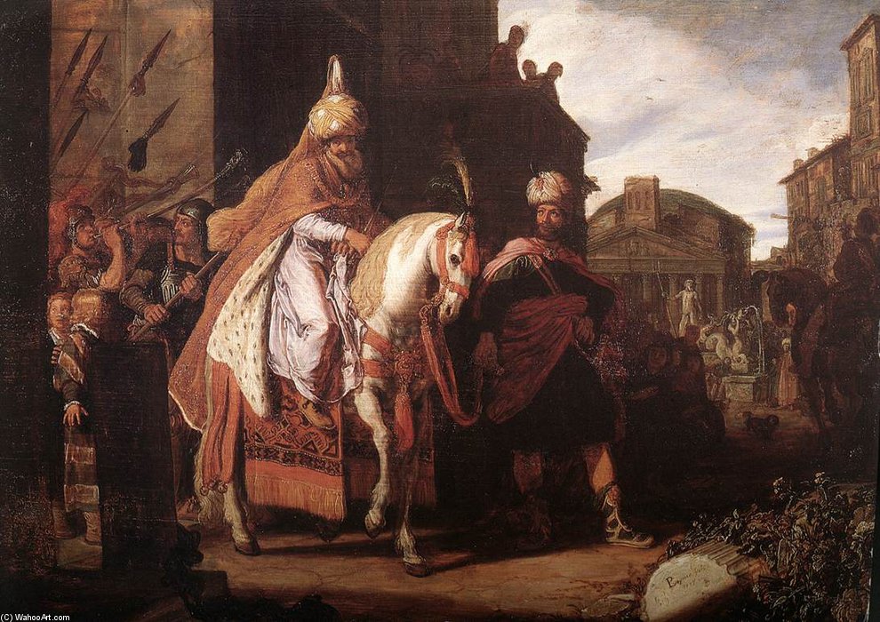 The Triumph Of Mordecai — Pieter Pietersz Lastman
