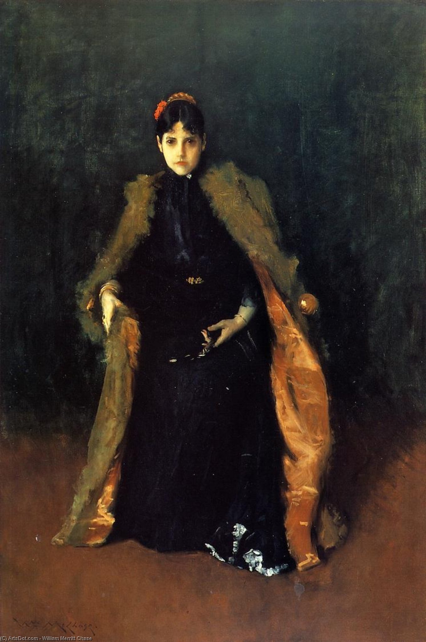Portrait Of Mrs.c. (alice Gerson Chase) — William Merritt Chase