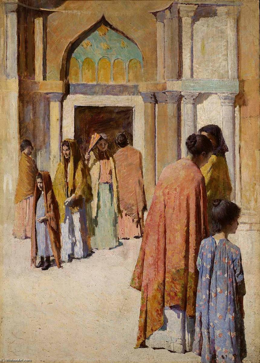 Femmes Pres Des Escaliers No. I — Frank Edwin Scott